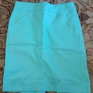 J.Crew Teal Pencil Skirt